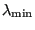 $ \lambda_{\text{min}}$