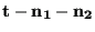 $ \mathbf{t}-\mathbf{n_1}-\mathbf{n_2}$